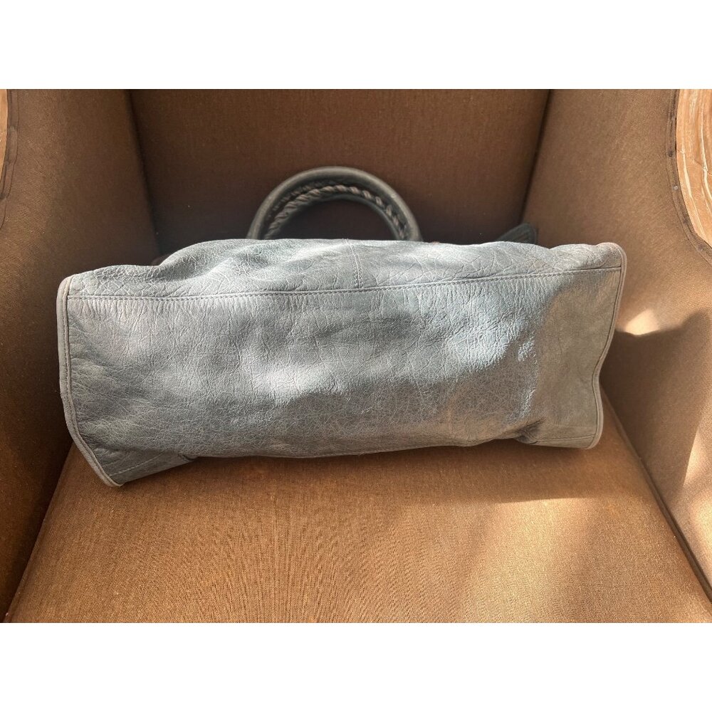 Balenciaga Blue Leather City Bag - Picture 3 of 10